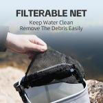 Portable Fishing Water Pail for Camping Traveling Hiking Fishing Boating
