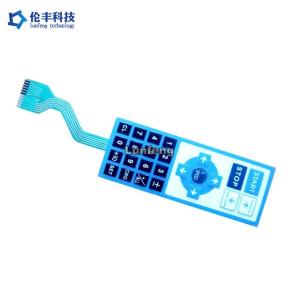 Quality PET Tactile Keypad Waterproof Membrane Keypad with ZIF Connector wholesale