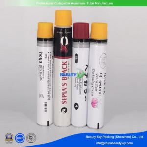Quality Dia. 25mm Metal Tube Empty Aluminium Tubes for Hair Color cream with plastic inside wholesale