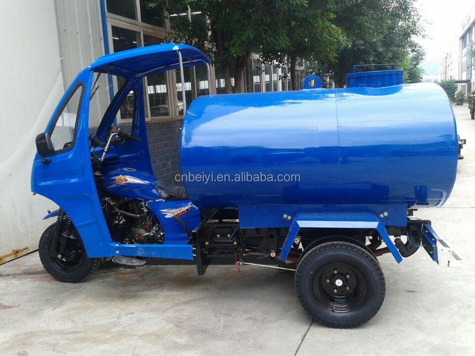 1 Reverse Gearshift Water Tank Tricycle for Fire Protection and Cargo Delivery