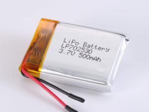 Quality High capacity MP4 lithium battery LP702530 3.7V 500MAH rechargeable wholesale