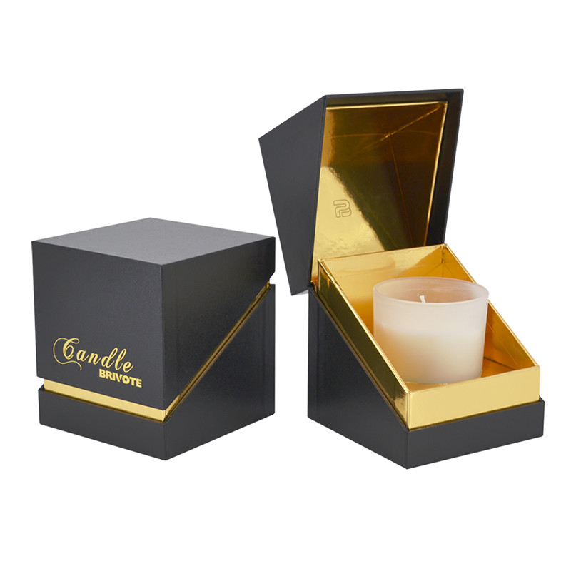 Glass Jar 128gsm C2S Artpaper Cardboard Gift Box For Aroma Candle