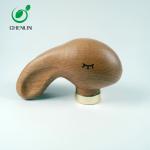 Auto Open Umbrella Carved Wooden Handle Exquisite Workmanship