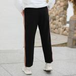 95% Cotton 5% Spandex Girls Elastic Waist Pants 120cm To 160cm