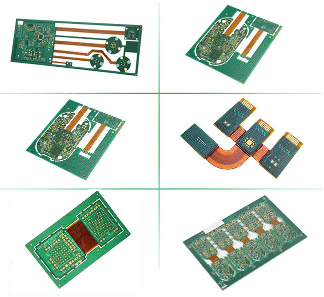 0.5mm Quick Turn Rigid Flex Pcb Hard Gold Plating Low Cost Pcb Prototype