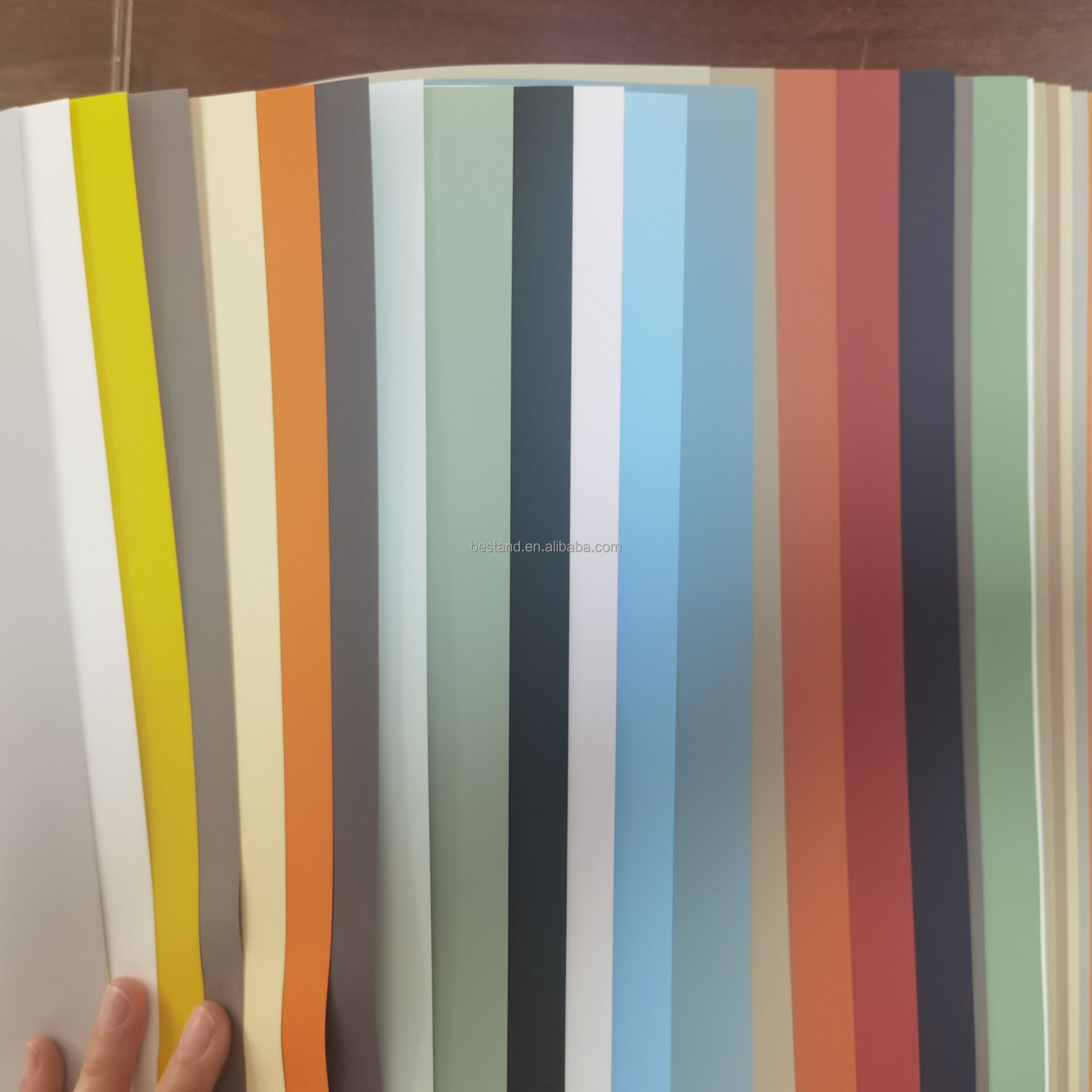 1250mm Width PVC Lamination Film Decorative Plywood Construction PVC Film