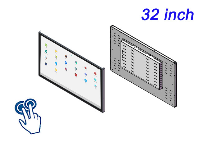 32-Inch Android Embedded Touch Monitor For Command Centers, Public Transportation Displays, Logistics Dashboards, And Digital Advertising Panels