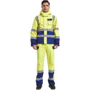 Quality Offshore Hivis Rain Proof Workwear Electric Preventing Coat wholesale