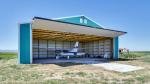 Sophisticated Steel Structure Hangar 5m - 6m Height Aircraft Hangar Steel
