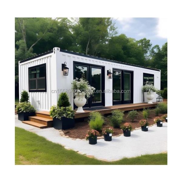 40ft Easy Installation Glass Door Prefabricated Living Container Room for Hotel