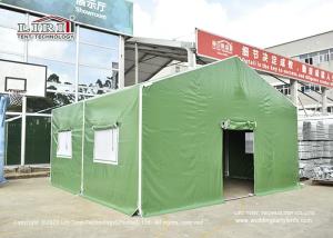 Quality Green Pvc Cover Movable Aluminum Hospital Emergency Medical Tents wholesale