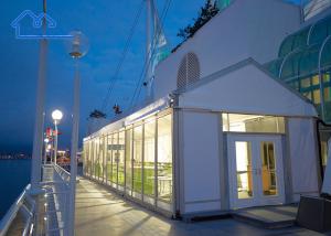 Quality Factory Good Price Aluminum Alloy Customize A-Shape Luxury Clear Roof Wedding Tents wholesale