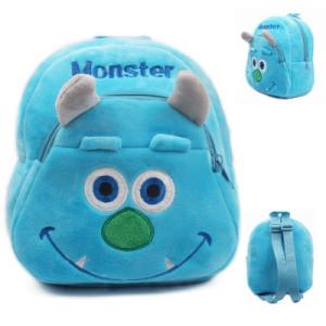 Quality New Monsters University Sulley Kids School Backpacks Personalized , Blue wholesale