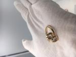 Vintage Engagement Chopard Happy Curves Ring 18k Yellow Gold With Diamond