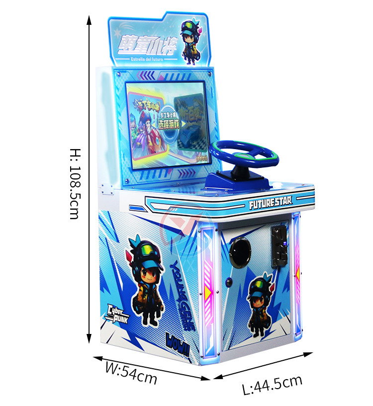 Single Player Karting Young Master'S Versatile Racing Car Arcade Game Machine Video Game Coin Logistics Tracking