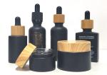 100 Ml Essential Oil Black Glass Dropper Bottle With Bamboo Lids