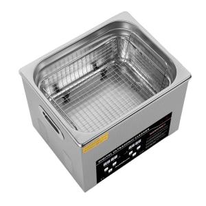 Quality Metal Digital Ultrasonic Cleaner 10L With Sus Basket And Lid wholesale