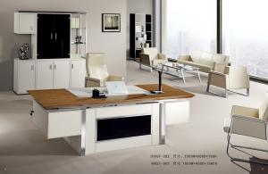 Quality modern office boss leather table furniture/office boss leather desk wholesale