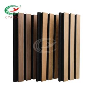 Quality High Durability Acoustic Wall Panels Ceiling Mounted Fire Resistant Wooden Panel wholesale