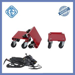 Quality Painted Steel Big Wheel Drivable Snowmobile Dollies 1500 Pounds PVC Wheel wholesale