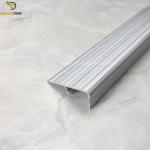 Aluminium Cover Tile Trim Aluminium Nosing For Stairs Corner Gold Metal