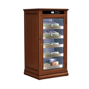 Quality Digital Touch Screen Natural Wood Electric Cigar Humidor Cabinet Cooler wholesale