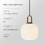 Mid century pendant light retro design glass lampRestaurant Hotel Simple
