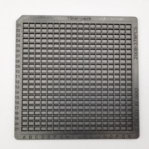 Quality Injection Moulding Waffle Tray Packaging Black ESD Stacked wholesale