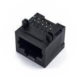 Unshielded 10 Pin RJ45 Connector / Rj45 Jack Female Without Magnetic 15.15 mm