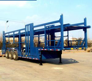 Quality 40T Air Suspension Car Carrier Trailer With Jost E100 Landing Gear wholesale
