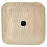 400mm Length Countertop Vanity Sinks Bathroom Square Vessel 105mm