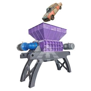 Quality Car Bumper Metal Scrap Shredder Tyre Dual Shaft Shredder Machine wholesale