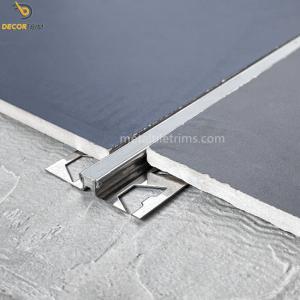 Quality Stainless Steel Tile Edge Trim Expansion Joint Profile 3000mm wholesale