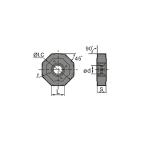 High Hardness Carbide Milling Inserts For Mold Steel And Ordinary Steel