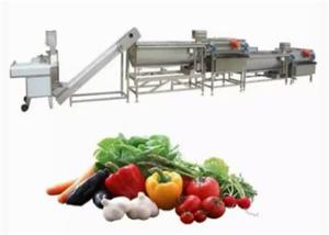 Quality Energy Saving Vegetable Canning Equipment Automatic Eddy Current Washing Line wholesale
