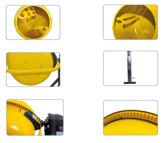 80L Electric Concrete Mixer Machine Construction Mini Concrete Mixer