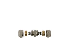 Quality Chromed Brass Compression Fittings Coupling Straight DIN BS Standard wholesale