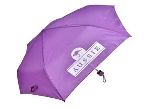 Quality 3 Folds Metal Frame Custom Promotional Umbrellas , Golf Style Umbrella wholesale