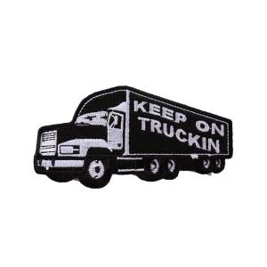Quality Cartoon Truck Atrwork Embroidered Badges For Clothes Heat Press Decorative Patches wholesale