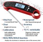 Waterproof Digital Food Thermometer With Magnet Instant Read