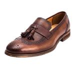 Sample Available Mens Leather Loafers Autumn Woven Leather Slip On Shoes for