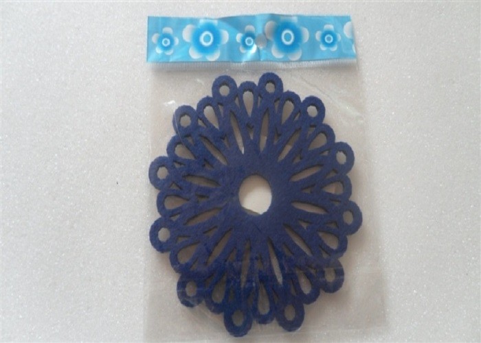 Needle Punched Non Woven Polyester Fabric Non Slip Fabric Cup Mat Use