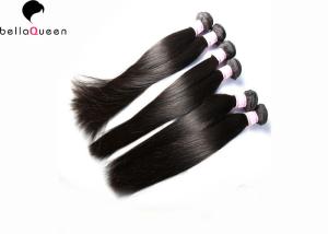 Quality 30 Inch Natural Straight Wave Malaysian Remy Hair Weft No Dyed End No Tangle wholesale