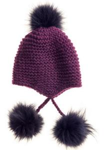 Quality Handmade Wool Knitted Beanie Scarves Sets Heavy Knitted Fur Hat Scarf Set wholesale