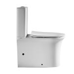 Washdown Two Piece Ceramic Toilet 654*398*810mm For Bathroom
