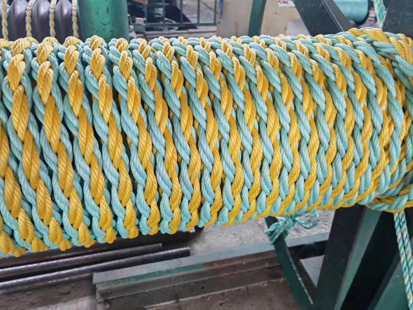ABS Approved PP Fiber Cover 8 Strand Combination Rope For Marine Deep Sea Ship