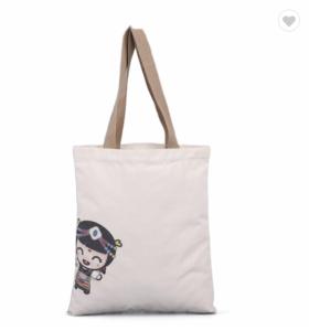 Quality Eco-Friendly 6oz 175gsm Reusable Natural Cotton Fabric Bag Large Capacity for Grocery wholesale