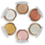 Single Glow Baked Highlighter Cosmetics Custom Natural Ingredients