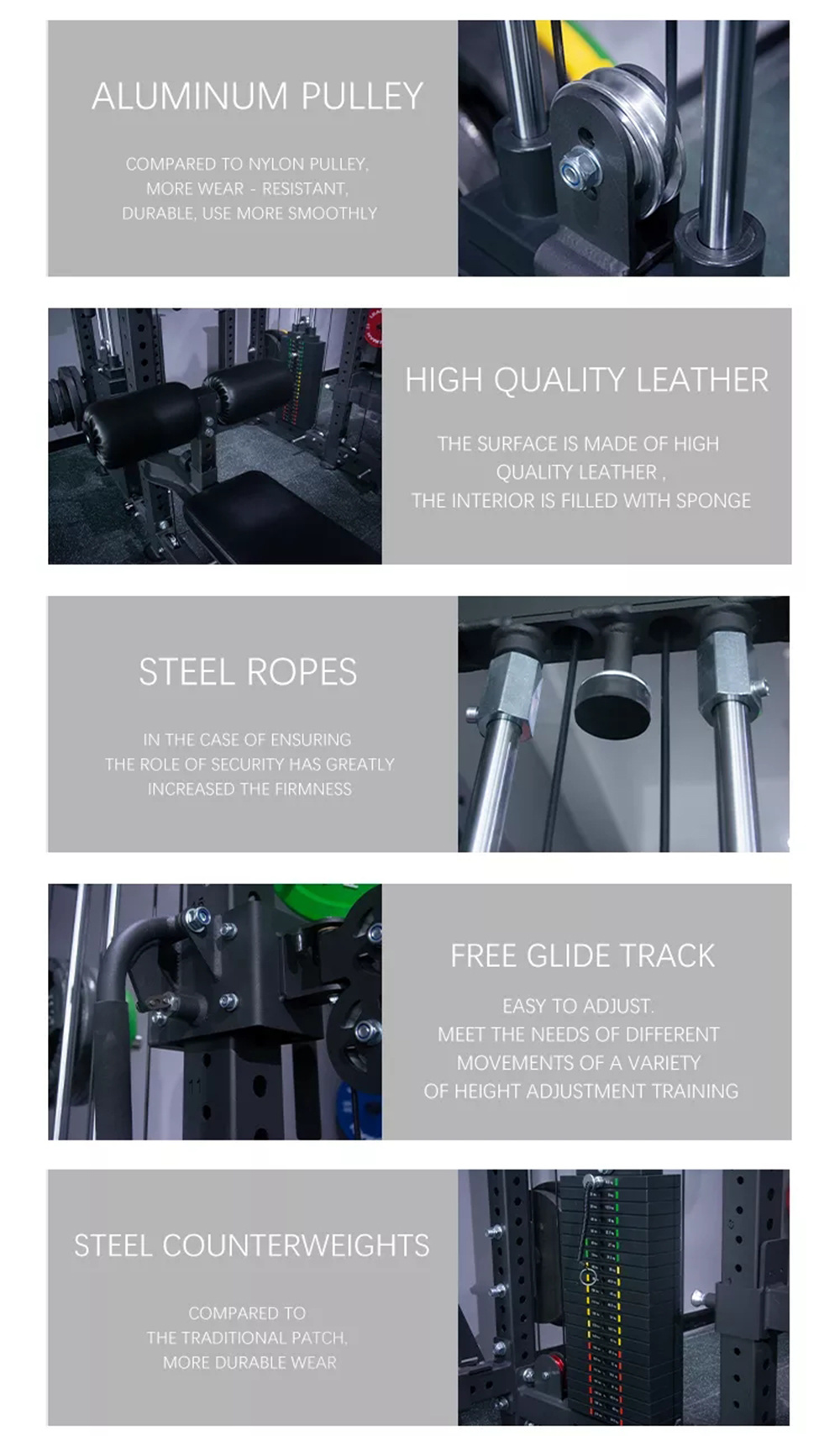 Cheap Customizable Multifunctional Smith Machine Multifunctional Gym Fitness Cable Machine Multifunctional Home Gym Multifunctional Station