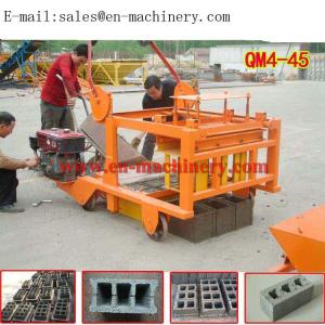 Quality Cheapest Hollow Cement Block Making Machine 4-45 Small Concrete Brick Making Machine wholesale